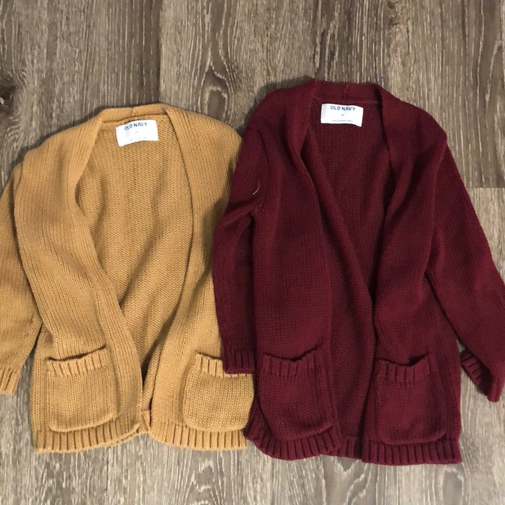 Toddler girl knit cardigan bundle.